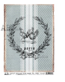 AB Studio Decoupage Rice Paper: Farmhouse Grain Sack