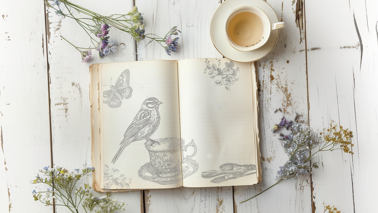 Iron Orchid Designs Charlotte Stamp