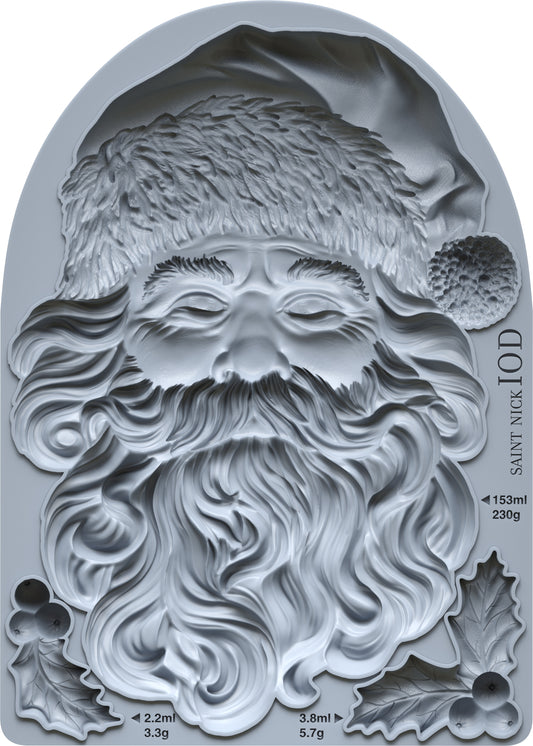 Iron Orchid Designs Saint Nick Mould *New