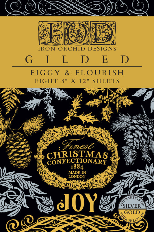 Iron Orchid Designs Figgy & Flourish Foil Transfer *New