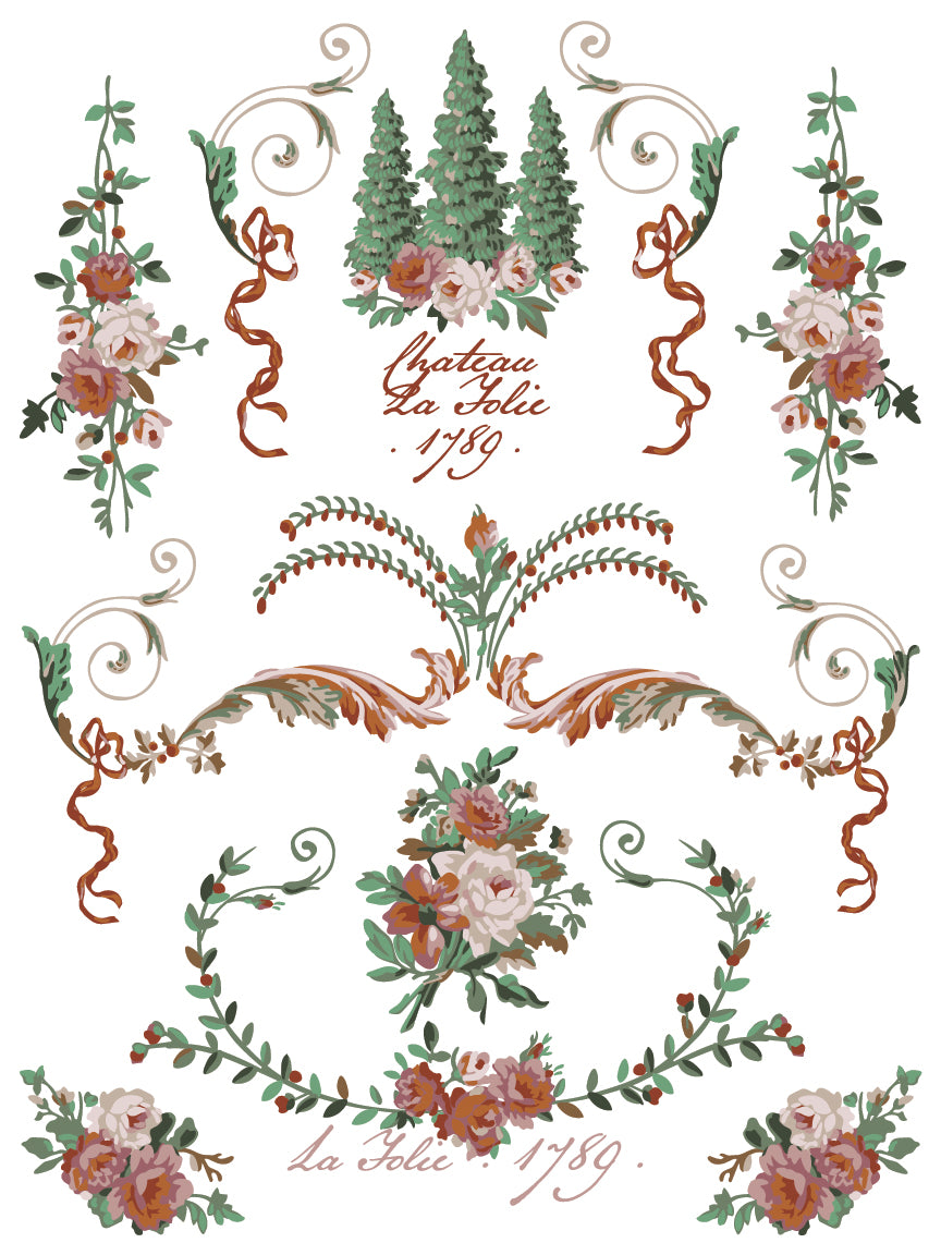 Iron Orchid Designs La Folie Paint Inlay *New