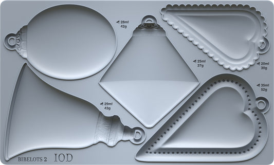 Iron Orchid Designs Bibelots 2 Mould *New