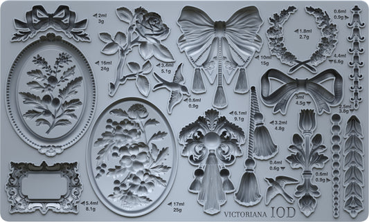 Iron Orchid Designs Victoriana Mould *New
