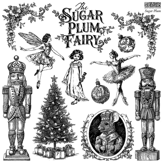 Iron Orchid Designs Sugar Plum Fairy Stamp *New