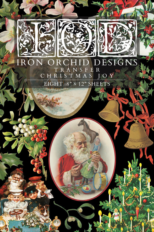 Iron Orchid Designs Christmas Joy8" x 12" Transfer Pad *New