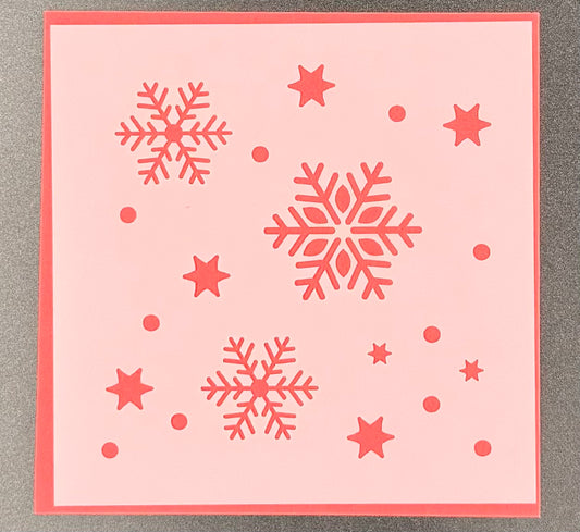 Muddaritaville Stencil Snowflakes and Stars