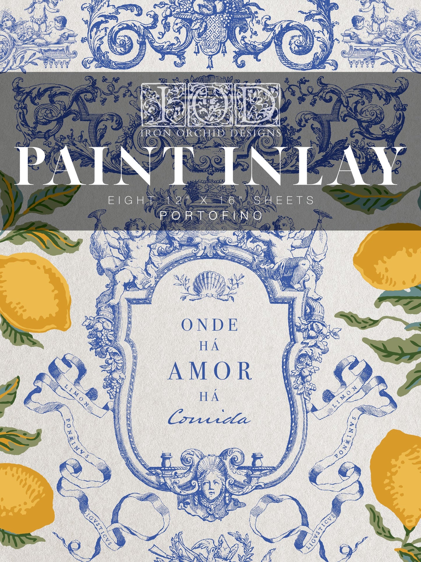 Iron Orchid Designs Portofino Paint Inlay *Limited Edition