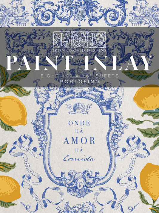 Iron Orchid Designs Portofino Paint Inlay *Limited Edition