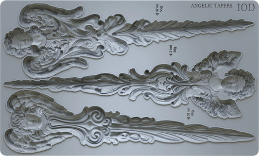 Iron Orchid Designs Angelic Tapers Mould *New