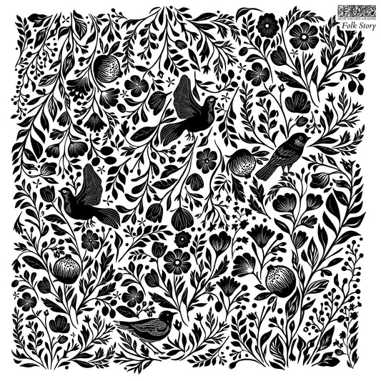 Iron Orchid Designs Folk Story Stamp