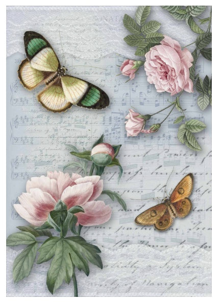 Decoupage Queen Dainty and the Queen-Summer Song: Rice Paper
