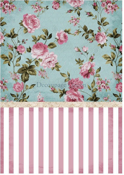 Decoupage Queen Cottontale Background: Vellum