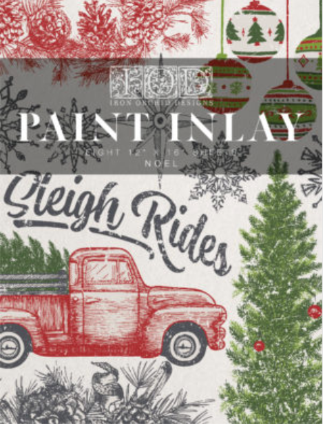 Iron Orchid Designs Noel Paint Inlay 12" x 16" pad