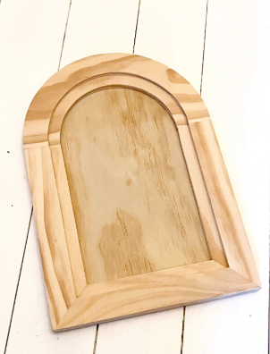 Iron Orchid Designs Arched Wood Gallery Blank