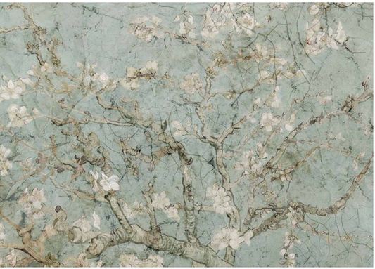 Decoupage Queen Almond Blossoms Rice Paper