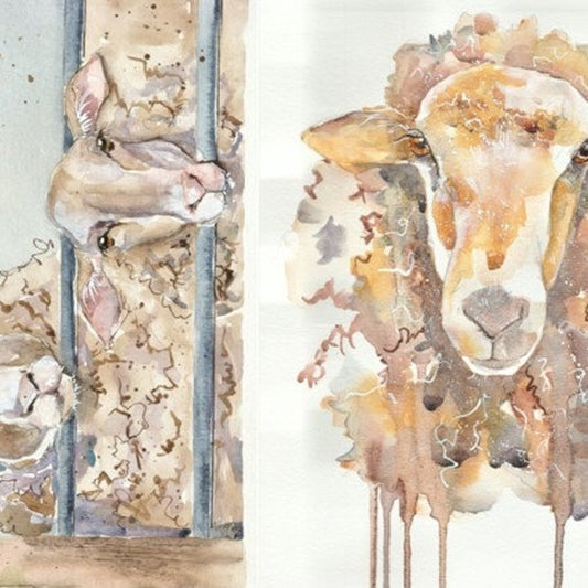 Roycycled Sheep Decoupage Paper