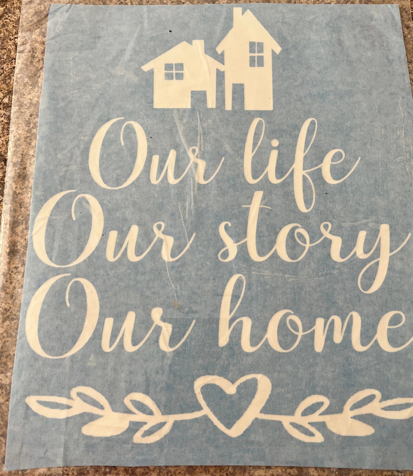 One-Time Use Stencils- 3 Options -Large (approx. 10.5" x 13") *Closeout Price*