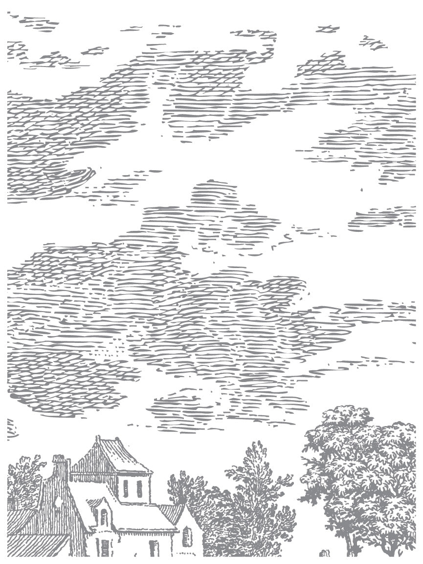 Iron Orchid Designs Summer Villa Paint Inlay 12" x 16" pad