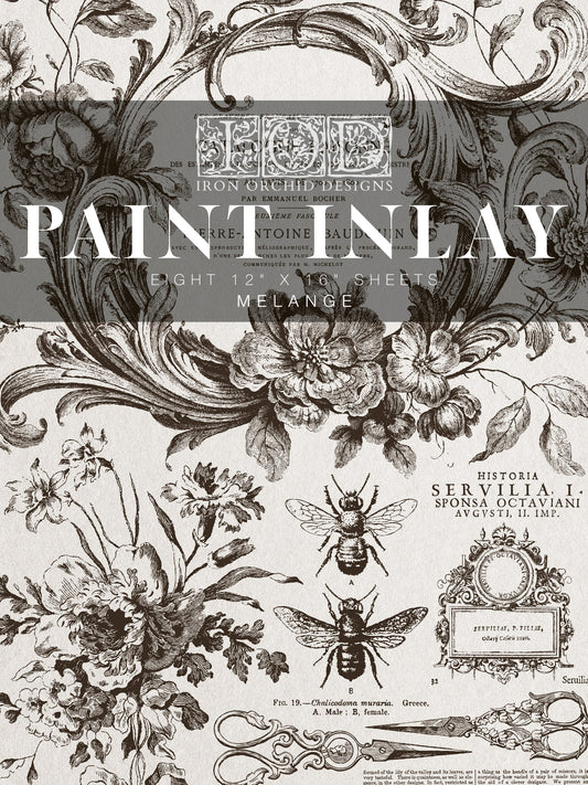 Iron Orchid Designs Melange Paint Inlay - 12×16 PAD