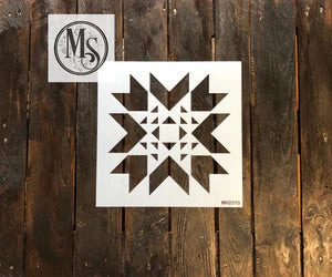 Muddaritaville Stencil: Quilt - 10" - M0251S