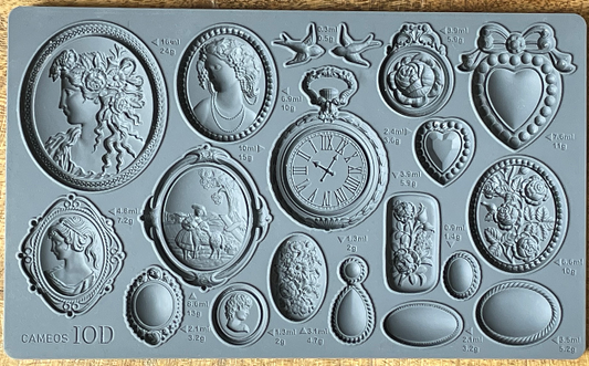 Iron Orchid Designs Cameos Mould