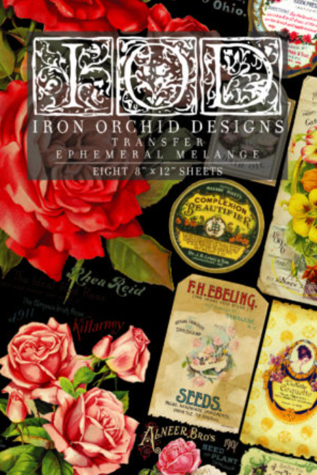 Iron Orchid Designs Ephemeral Melange 8" x 12" Transfer Pad