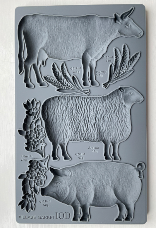 Iron Orchid Designs Village Market Mould