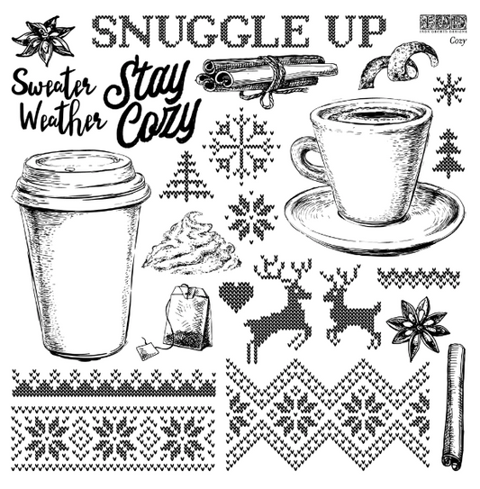 Iron Orchid Designs Cozy Stamp Set - Limited Supply￼