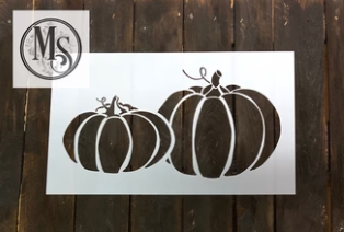 Muddaritaville Stencil:  Pumpkins - M0240