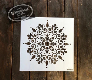 Muddaritaville Stencil:  Mandala Design #2: M0205