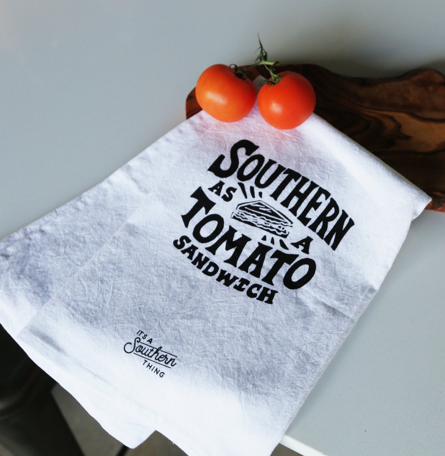 IAST Southern as a Tomato Sandwich Tea Towel