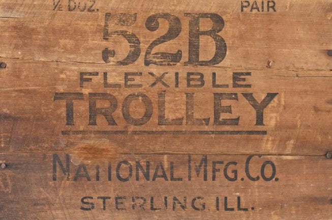 Roycycled Wood Crate Trolley Decoupage Paper