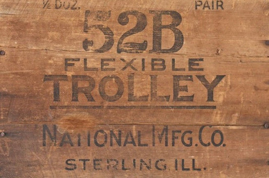 Roycycled Wood Crate Trolley Decoupage Paper